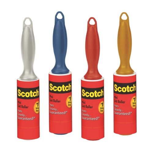 Minirrodillo Antipelusa 3M Scotch-Brite®, 24 Rodillo por Paquete